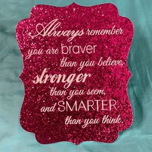 Pooh Bear Saying Wall Art